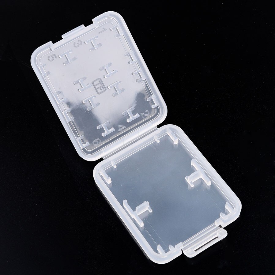 kebidumei 5pcs 8 in 1 Plastic Micro SD Card Case for SDHC TF MS Memory Card Storage Case Box Protector Holder