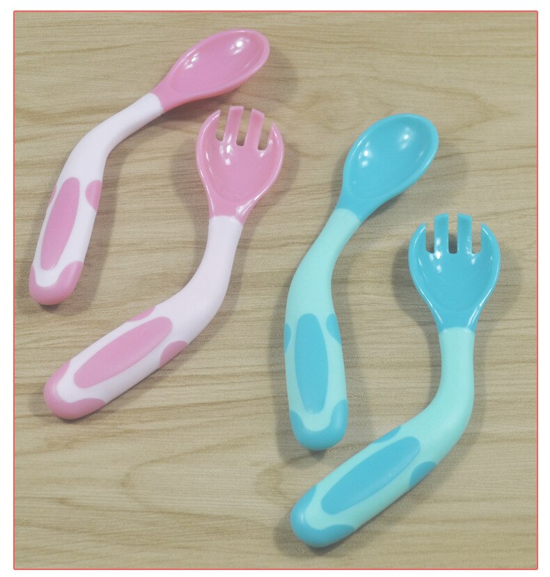 Children's Tableware Soft Silicone Spoon Baby Feeding Tool Training Eating Deformable Table Spoon Silicone Kitchenware Gadget