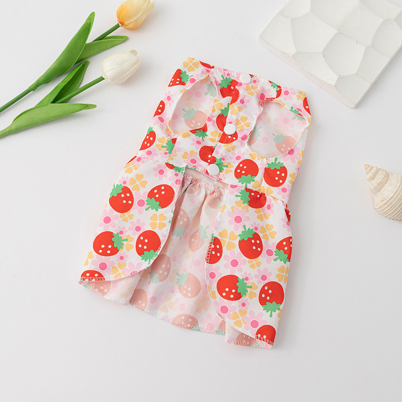 Vestido de princesa para perro, falda para mascota gatito, bonito vestido para perro con lazo de encaje para cachorro pequeño y mediano, Chihuahua, primavera y verano