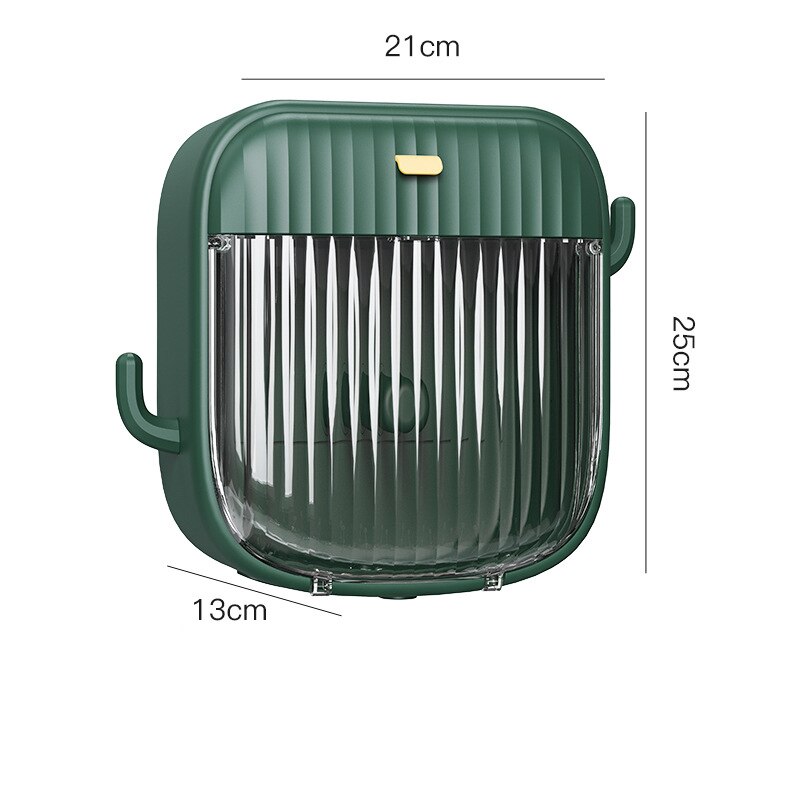 Kaktus Wc Rollen Halfter 26,1X12,7X23,8 CM für Schlecht Papier Halfter Hardware- Leuchte Hause Verbesserung: Grün