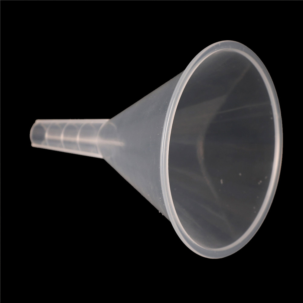 1 st klar 100mm filtertratt laboratorium transparent vit plast filter tratt lab tillbehör