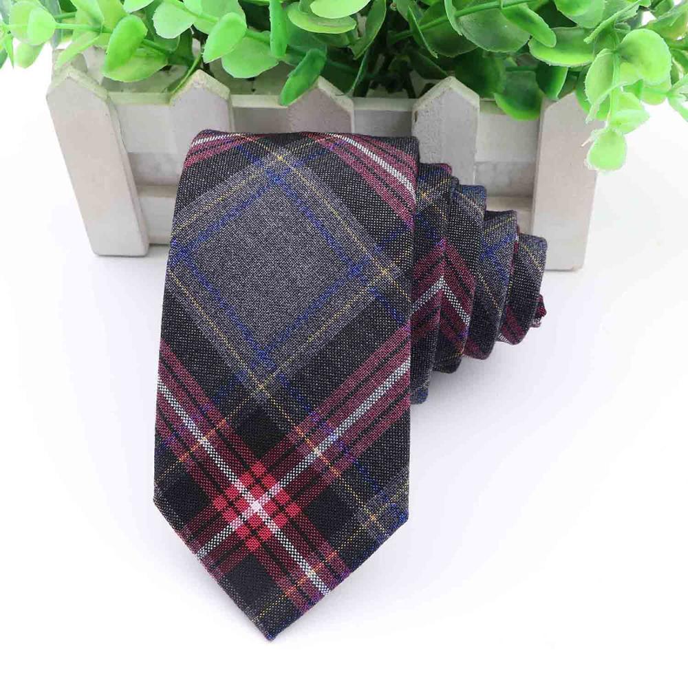 Slips klassisk herre plaid slips formelt slid jakkesæt sløjfer slips mandlige tr stof tynd slank farverig halsbånd: 10