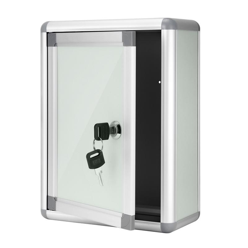 Small Suggestion Box Mailbox with Lock Wall Hanging Complaint Box Aluminium Alloy Box Decorative Post Box Wall Mounted Mail Box