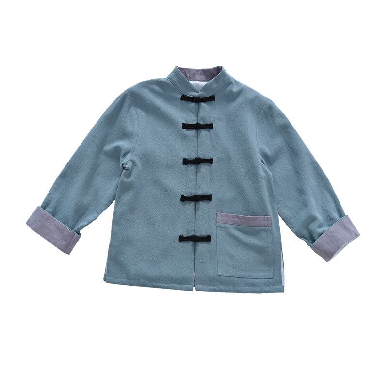 Ropa tradicional china tang, ropa de kungfu para niños, ropa tradicional de hanfu para niños, disfraz de minoría nacional, camisa de tai chi 89