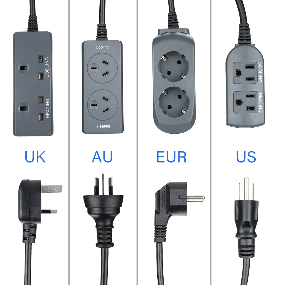 Inkbird ITC-308 jusqu'à 2,000W(220V) régulateur de température à double relais de chauffage et de refroidissement pour appareils électriques à domicile