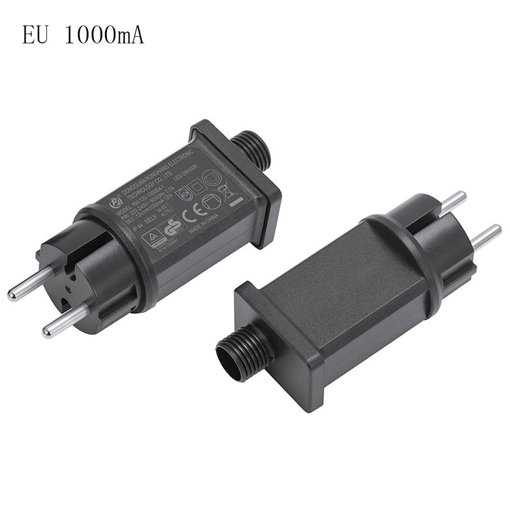 12V Power Supply Converter IP44 Waterproof Transformer 1000mA/1250mA/1500mA US/EU/AU/UK Plug Replace Yard Inflatable LED Adapter