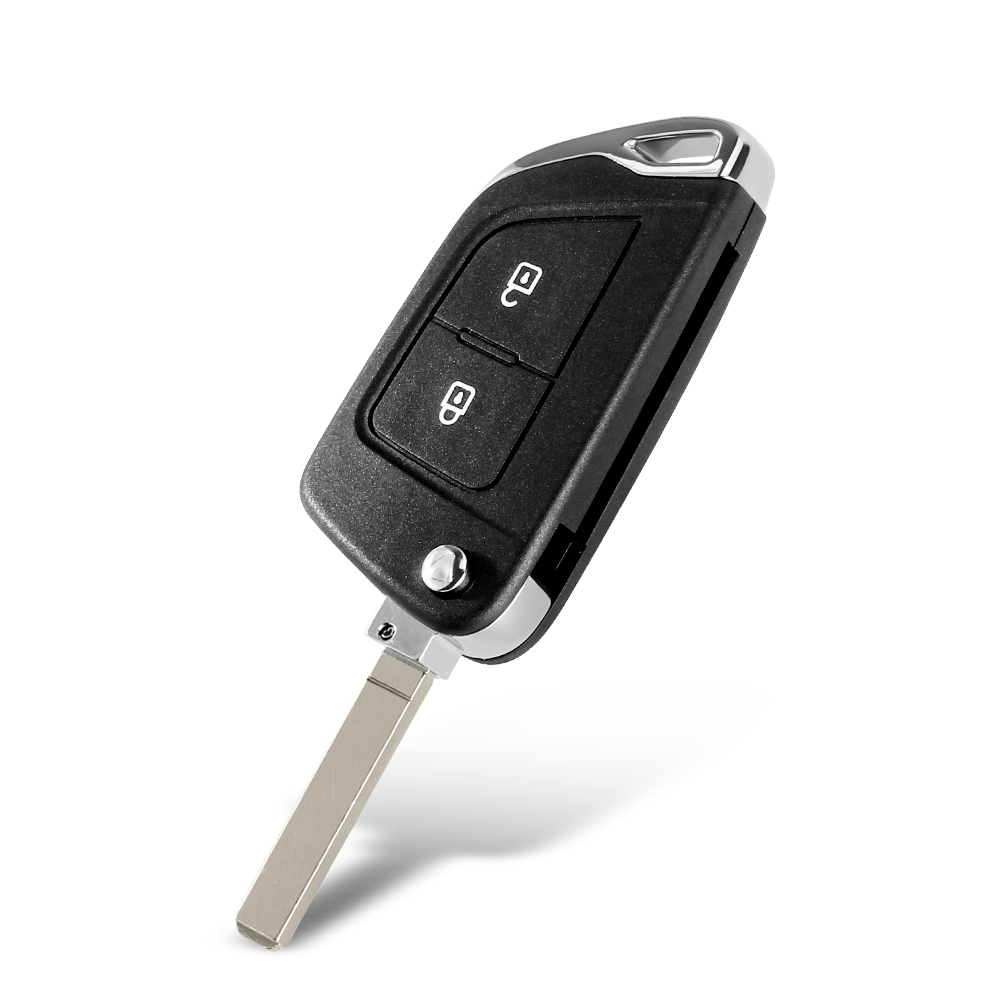KEYYOU carcasa de llave remota modificada para Peugeot 207 307 308 406 407 607 807 3008 para Citroen C2 C3 C4 C5 C6 Berlingo Picasso