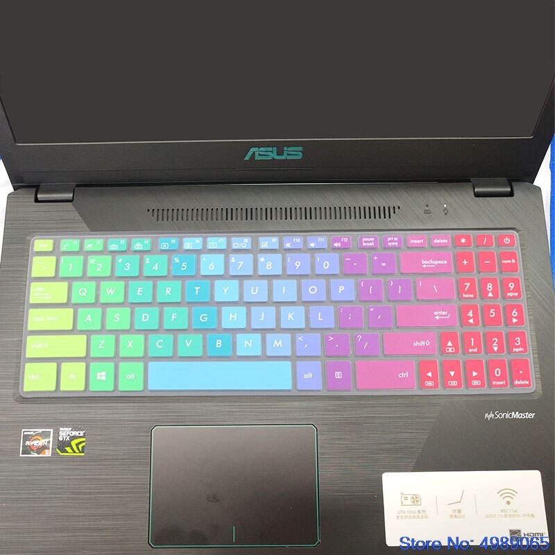 Laptop Notebook Keyboard Cover Skin Protector for Asus FX570UD FX570U FX507ZD FX570 UD ZD FX YX 570 X570Z X570ZD X570UD 15.6
