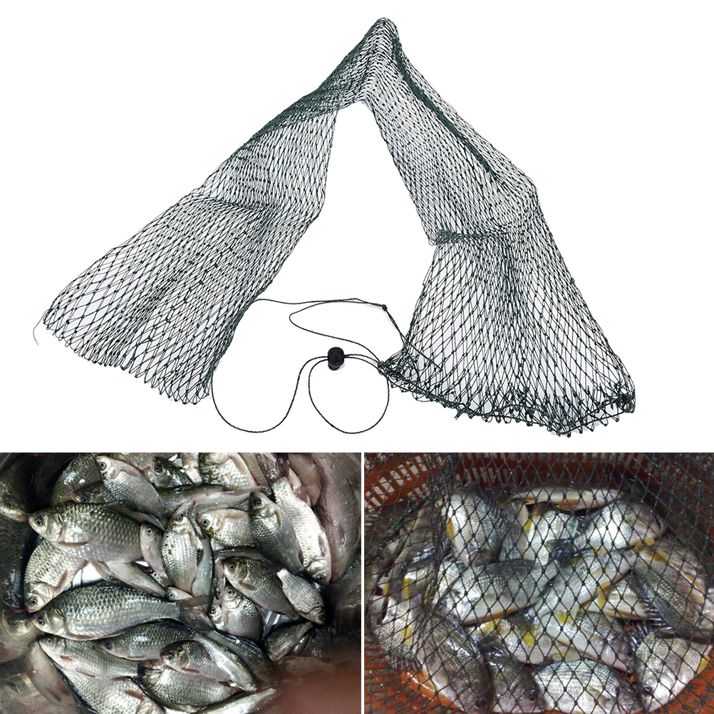 1 Pza redes de pesca plegables pecera trampa filet de peche rete pesca secado de pescado nailon-red de pesca nasas