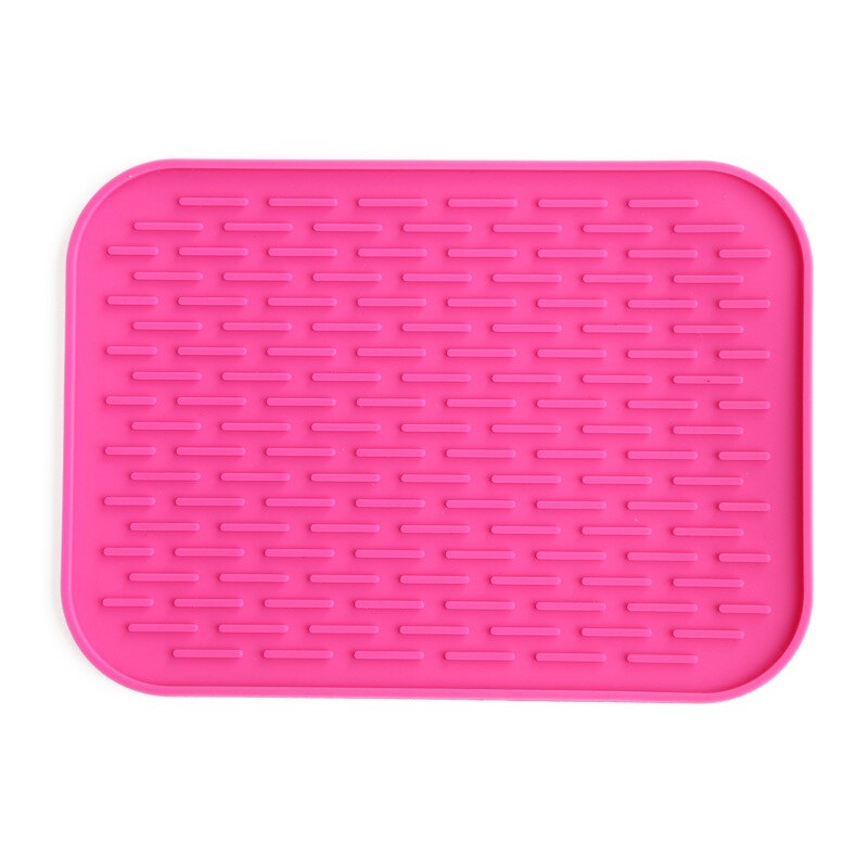 Tapete de silicone resistente ao calor, esteira retangular antiderrapante, suporte de panela, esteira para cozinha, acessórios para cozinha, 1 peça: 6