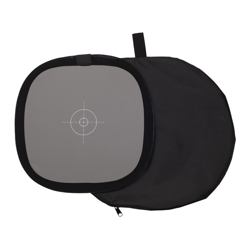 Tarjeta gris de Balance de blancos para fotografía, Reflector de reflectancia gris, tablero para enfocar de doble cara, 18% de exposición