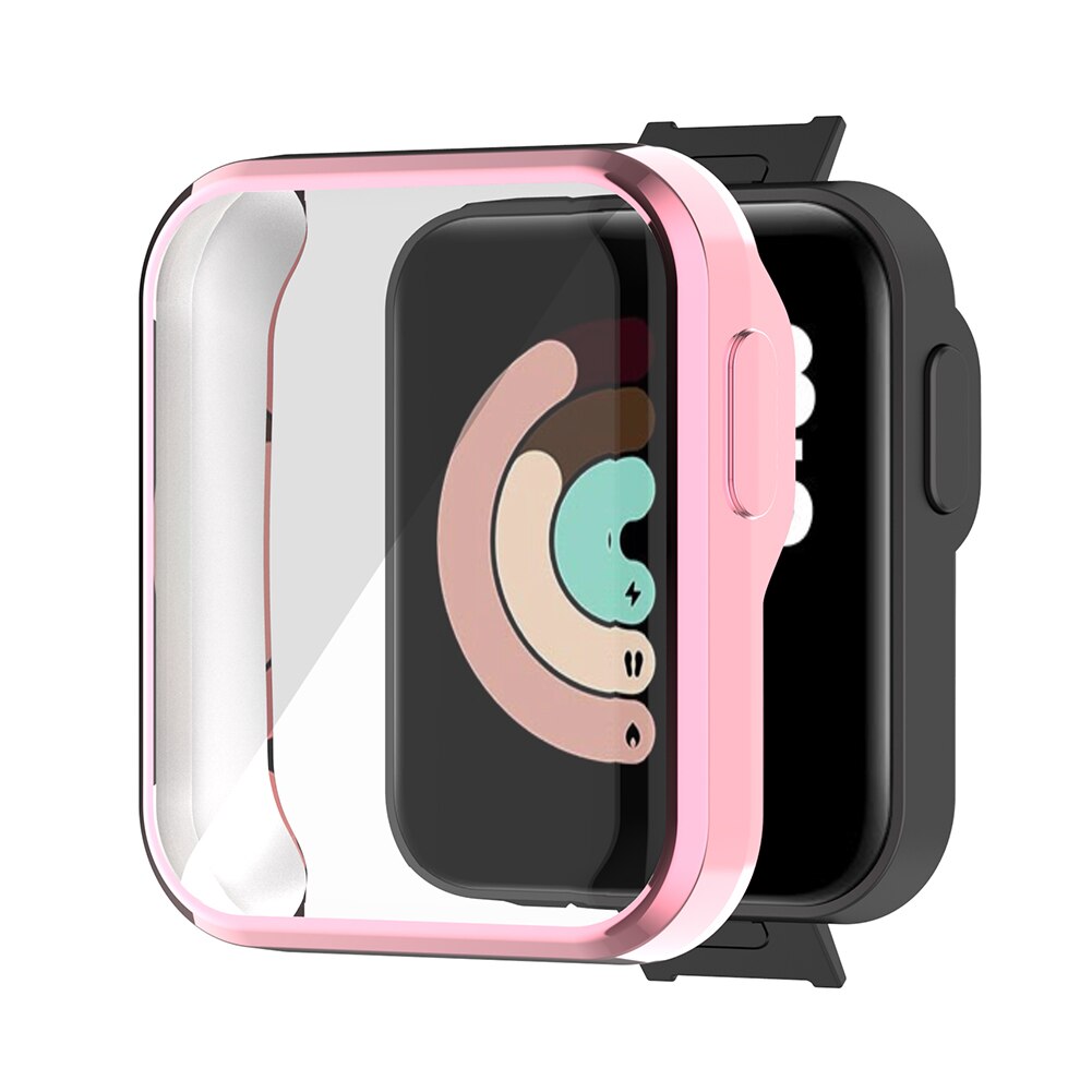 Per Xiaomi Mi Watch Lite Redmi Watch custodia protettiva custodia cornice TPU proteggi schermo accessori Smart Watch