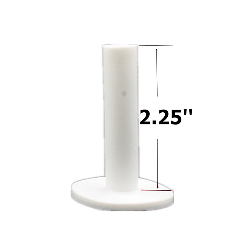 Golf gummi tee 3 stk/pakke 1.5/2.25/2.75/3.0/3.13 tommer driving range øvelsesværktøj holdbar golf tees holder hvid finger ti: 2.25 tommer --51mm