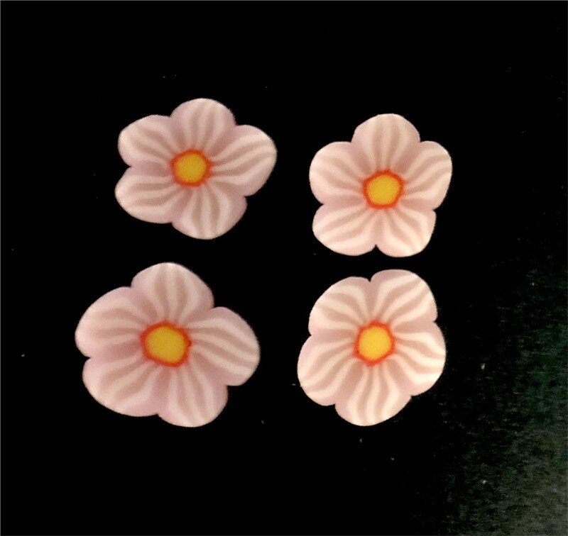 Polimerarcilla con flor rosa de 60g, arcilla suave rociada para niños Diy/manualidades Diy/Nail Art/decoración para Scrapbook/relleno artesanal
