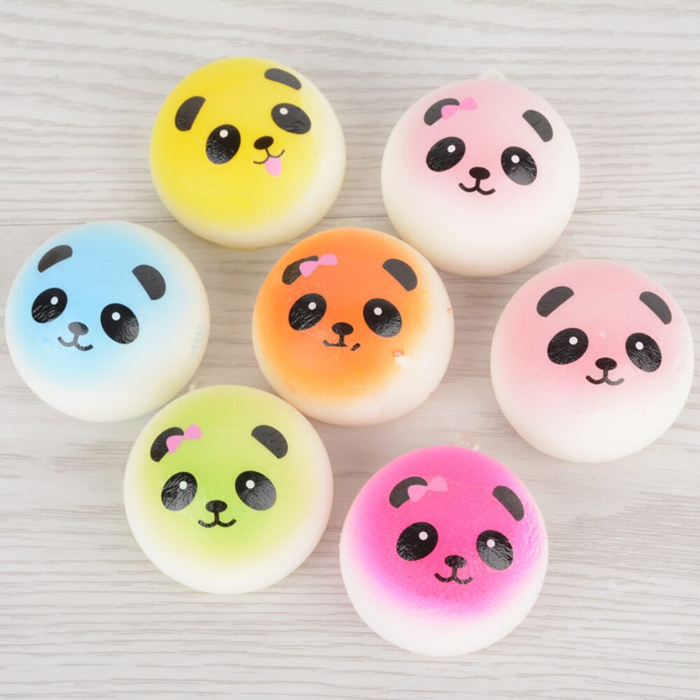 Weiches Brot Karikatur Squishy Antistress Squishy Langsam steigend Panda quetschen betonen Linderung Unterhaltung Spaß Gerät Für Telefon