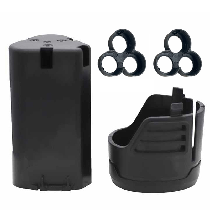 1Set Li-Ion Rechargeable Battery Pack Plastic Shell Lithium Electric Drill Rechargeable Battery Case 12V Lithium Battery Case