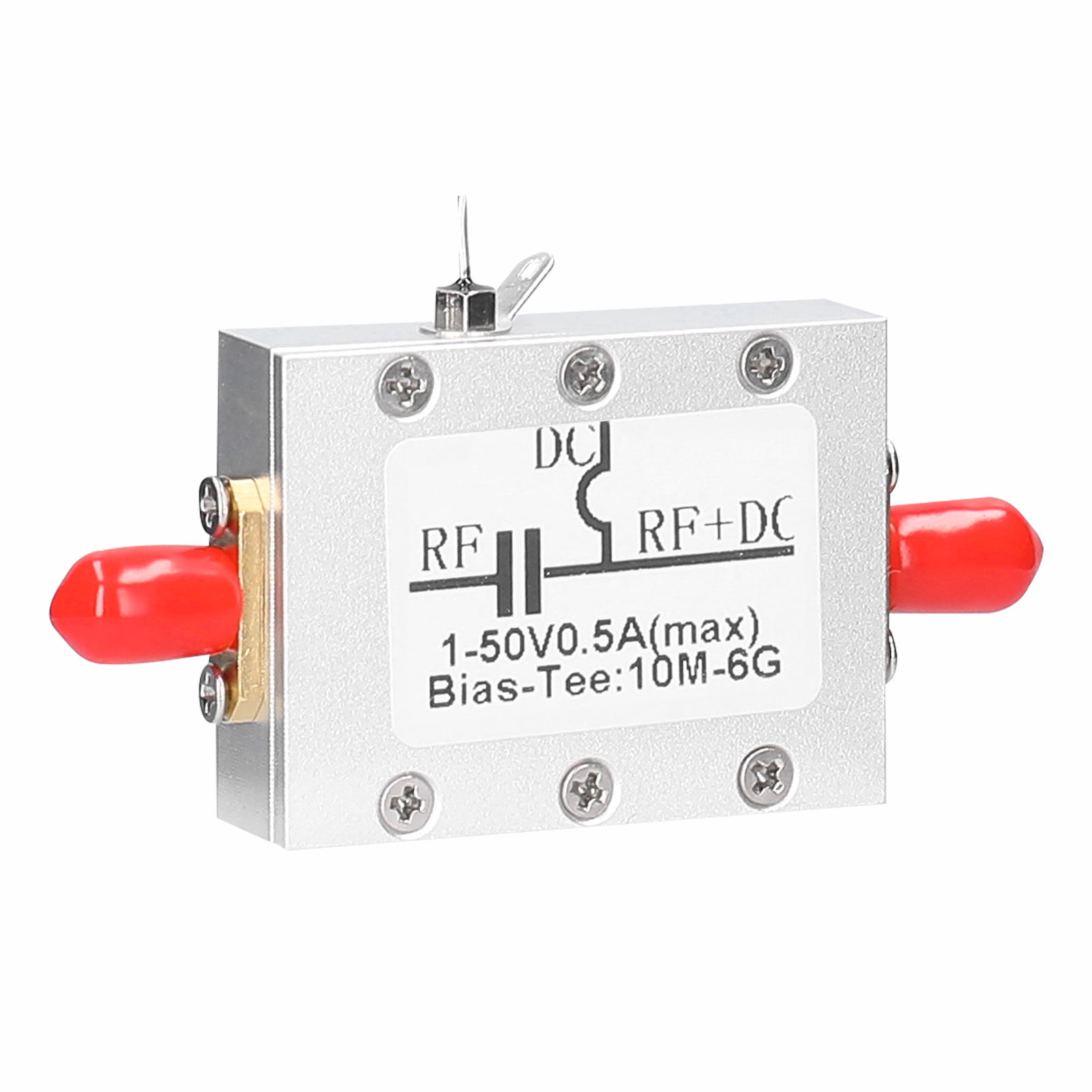 10MHz-6GHz High Frequency RF Biaser Blocker Coaxial Feed BiasTee Blocking Device