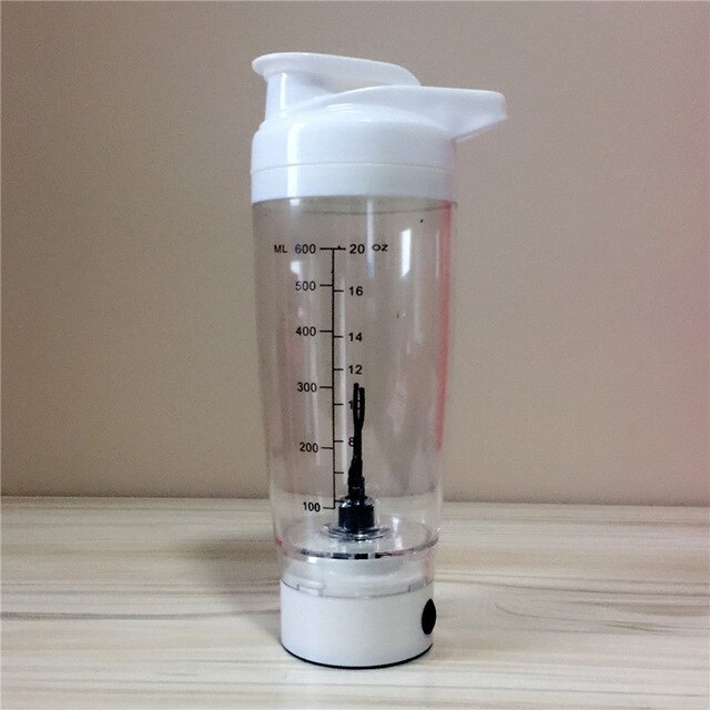 600ml elektrisk automatisering protein shaker blender min vandflaske automatisk bevægelse kaffe mælk smart mixer drinkware: 4