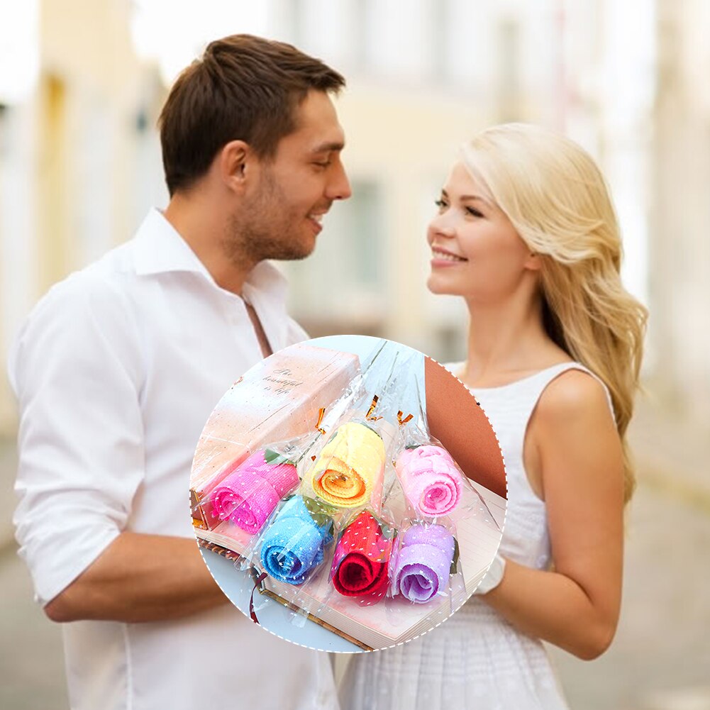 Serviette de Rose innovante Mini serviette | Mini serviette de mariage, de pour la maternelle, activités de société