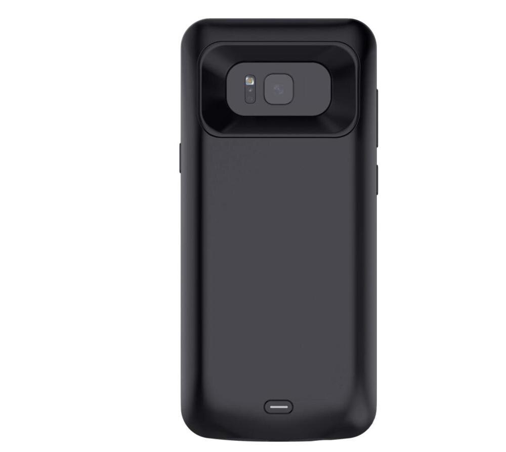 Voor Samsung Galaxy S8 Batterij Case 5000 Mah Charger Case Smart Phone Cover Power Bank Voor Samsung Galaxy S8 Batterij case: black