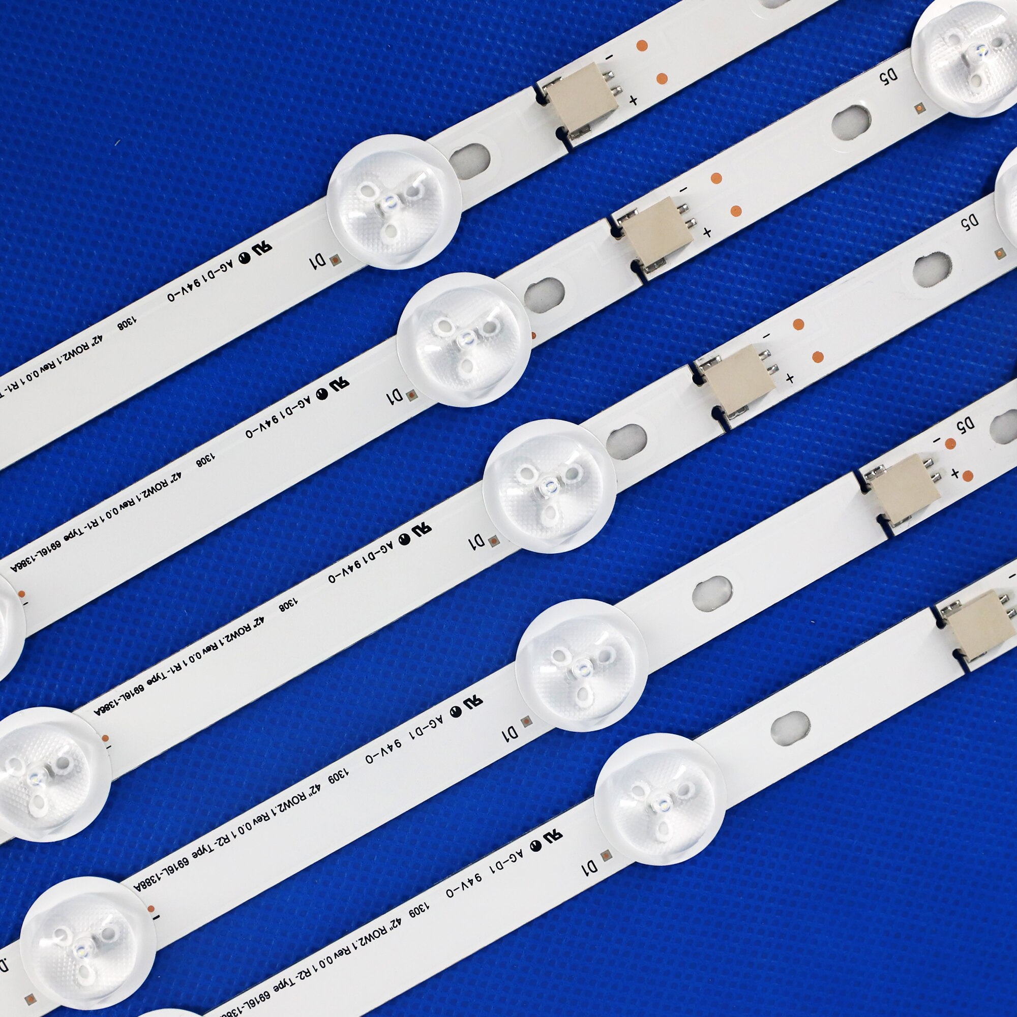 10 pcs/set LED rétro-éclairage barre Remplacement POUR LG 42LN5700 6916L-1214A 6916L-1215A 1216A 1217A 1412A 1413A 1414A 1415A