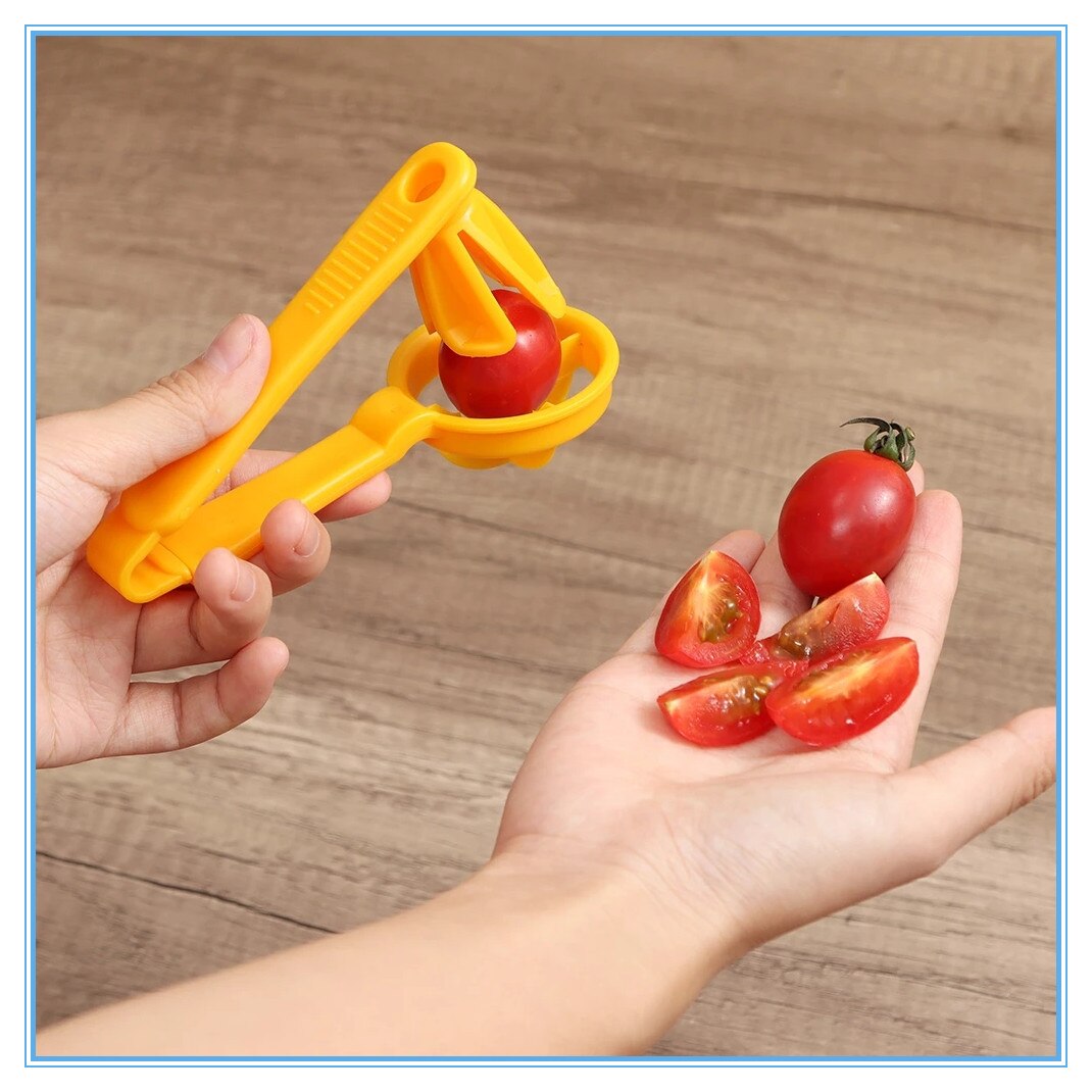 Tomaat Slicer Cutter Druif Gereedschap Cherry Keuken Pizza Fruit Splitter Artefact Kleine Tomaten Accessoires Handleiding Cut Gadget