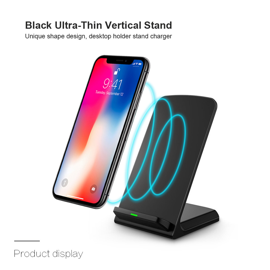 30W Qi Wireless Charger Stand For iPhone 13 12 11 X XR 8 Type C Induction Fast Charge Docking for Samsung S20 S10 Xiaomi Lg etc