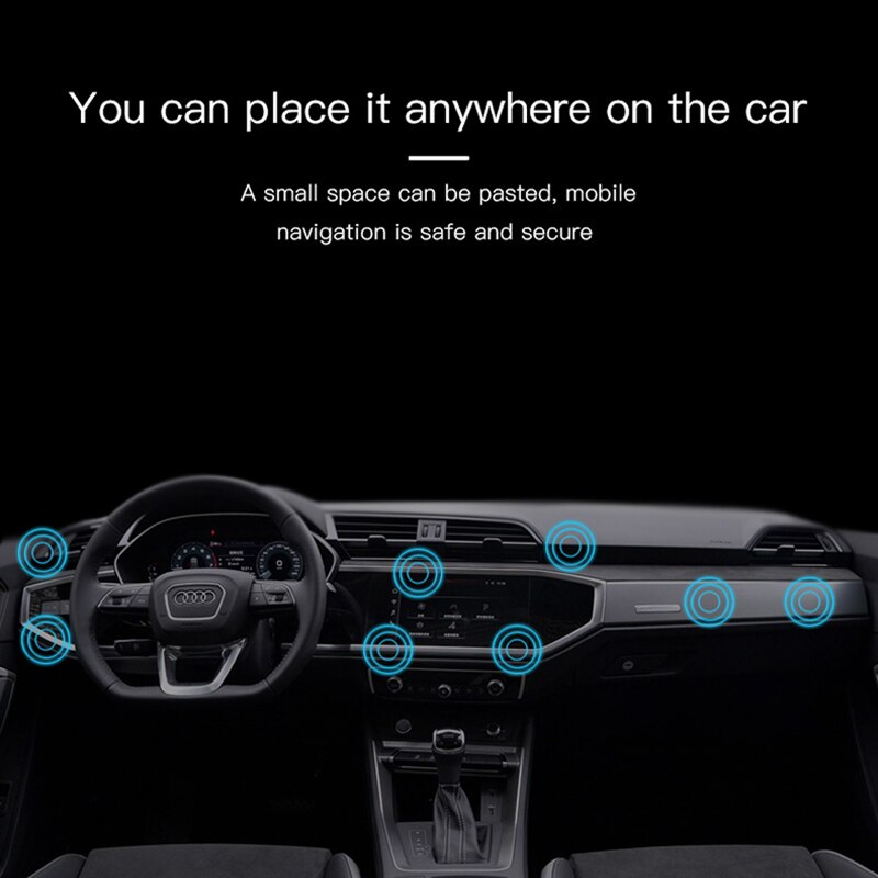 Oppselve Mini Strip Shape Magnetic Phone Holder Stand For iPhone Huawei Xiaomi Wall Metal Magnet Car Mount Dashboard Car Holder