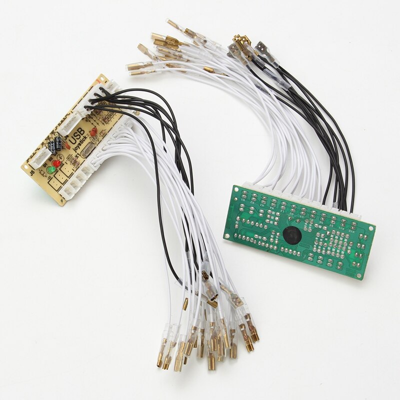 Arcade Diy Kits Usb Control for Pc Joystick 2 Players Illuminated Push Buttons 2 X Zero Delay Keyboard Encoder