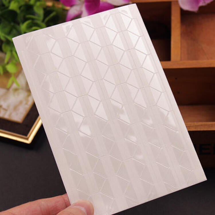 1020 Stks/set Foto Hoek Stickers Albums Decor Foto Corner Protector Pvc Frame Scrapbooking Decoraties: White