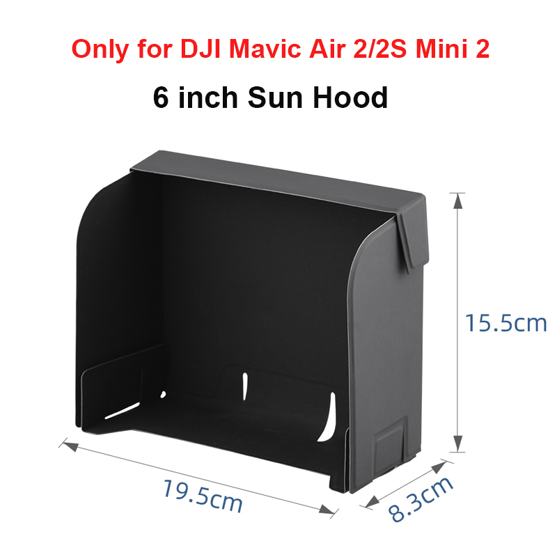 Pare-soleil pliable pour DJI Mavic 3/AIR 2/2S/Pro/Mini 2 Phantom 4 3 Mavic 2 Zoom, contrôleur de Drone, couverture de moniteur: for 6 inch