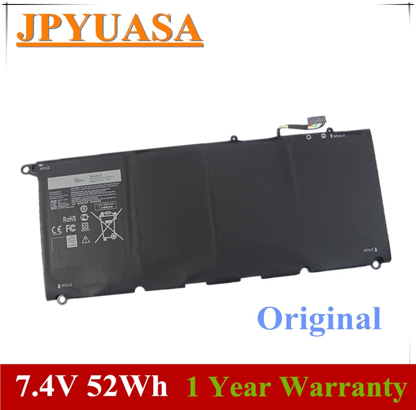 7XINbox 7.4V 52wh 6710mAh JHXPY 5K9CP JD25G Original Laptop Battery For DELL XPS 13 (9343) (9350) 90V7W 090V7W