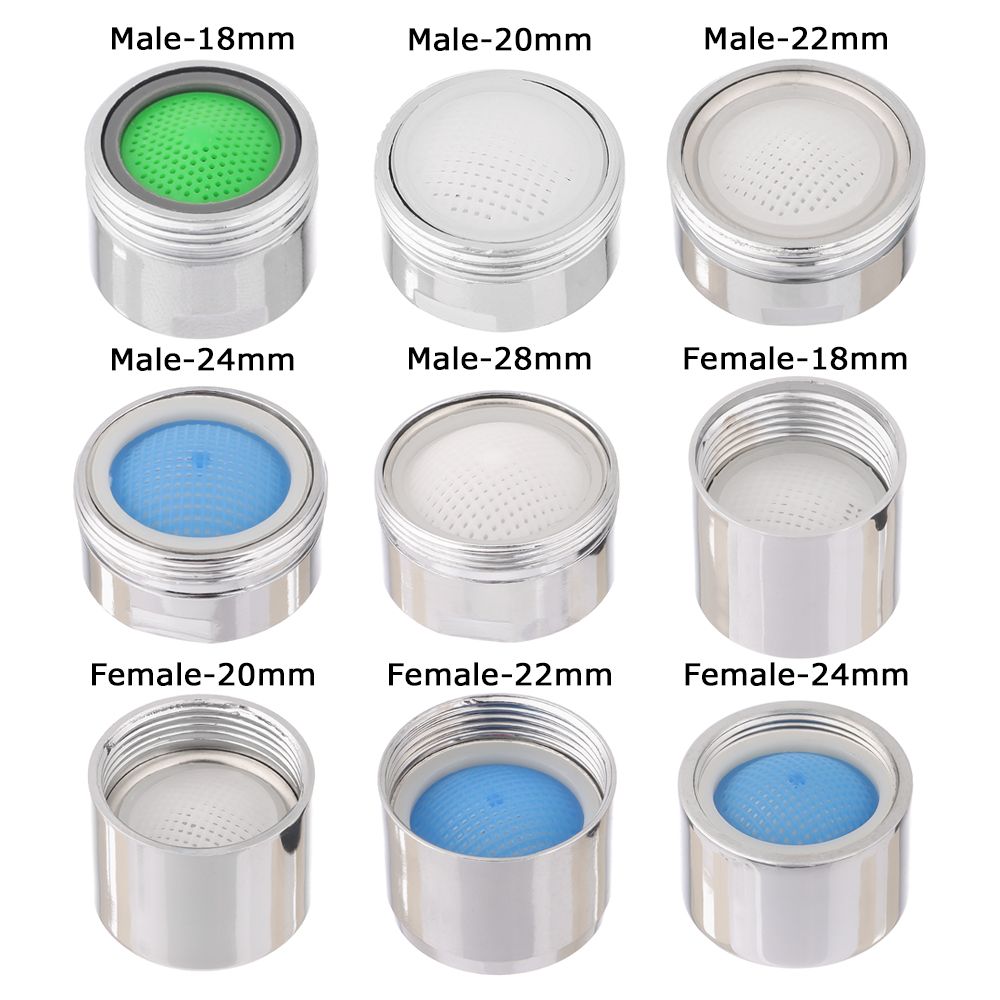 Water Saving Tap Aerator Faucet Tap Aerator Male Female Nozzle Spout End Diffuser Filter Home Kitchen Bathroom Accessories