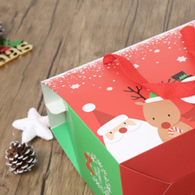 Large Dessert Box Christmas Cartoon Animals Packing Box Sealed Storage Paper Box Durable Boxes For Party Favors Festival
