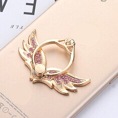 360 Degree Metal Finger Ring Smartphone Stand Holder Mobile Phone Holder Stand For iPhone iPad Huawei All Smart Phone: M