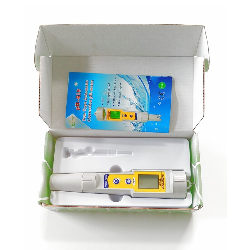 Water pH Analysis Device IP65 Waterproof Acidity Equipment Electrode Sensor For Aquarium Pool SPA PH Meter