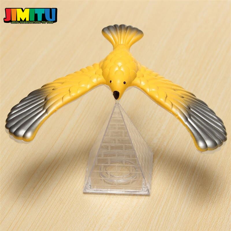 1PC Amazing Eagle Magic Box Desk Display Decor Doll Balancing Bird Novelty Fun Learning Toy Year Best for Children Kid