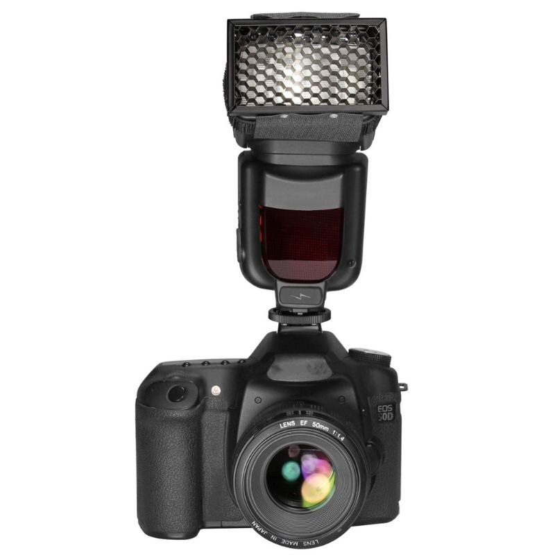 Panal de abeja panal rejilla filtro Flash difusor Softbox Cámara conjunto Top luces Flash Accesorios