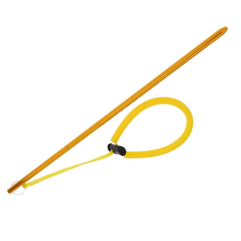 34cm/ 13.4 &quot;esca da pesca in lega di alluminio ultraleggera Scuba Diving subacquea aragosta Stick puntatore asta con cinturino da polso girevole