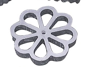 Aluminum Swedish Rosette Iron Maker Waffle Timbale Molds Funnel Cake Ring Maker Cookie Bake Mold Bunuelos Mold Kitchen Tools: Pink