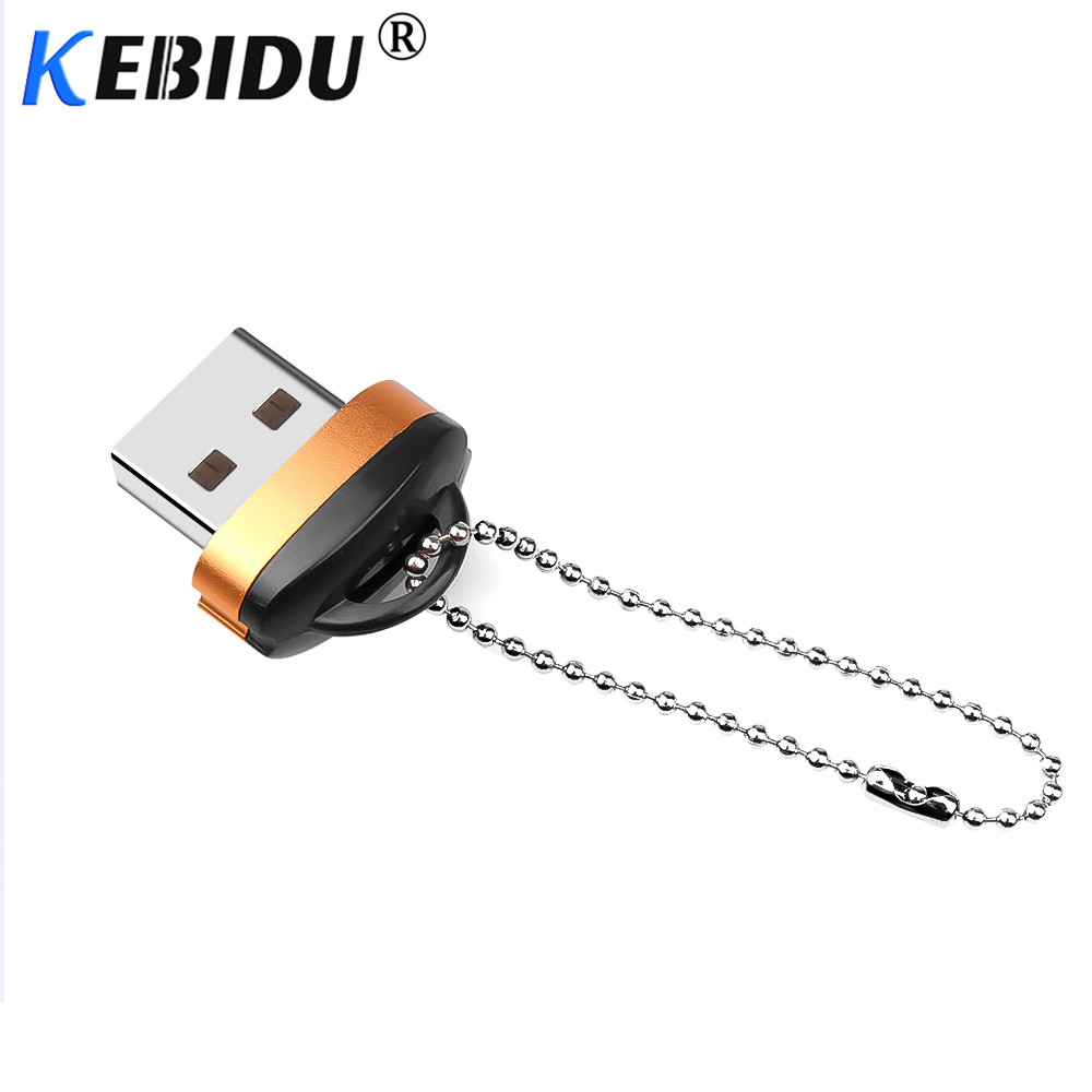Kebidu TF Geheugenkaartlezer Micro SD Mini USB 2.0 Multi Memory Card Reader Adapter Voor PC Laptop Plastic Deksel telefoon Camera