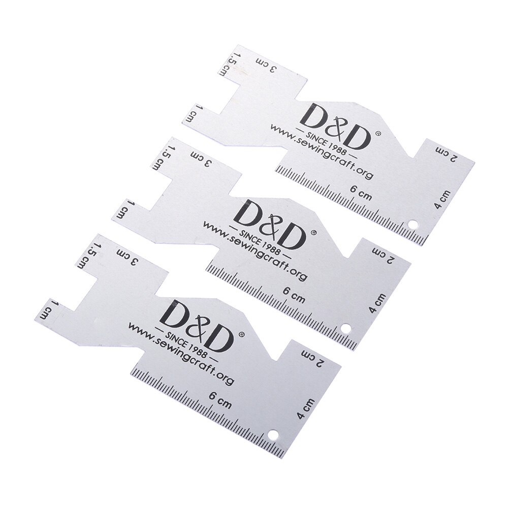 DIY Sewing Patchwork Ruler Quilting Grid Cutting Sewing Tailor Student Craft Metal Ruler Handmade Accessories Sewing Ruler: 2