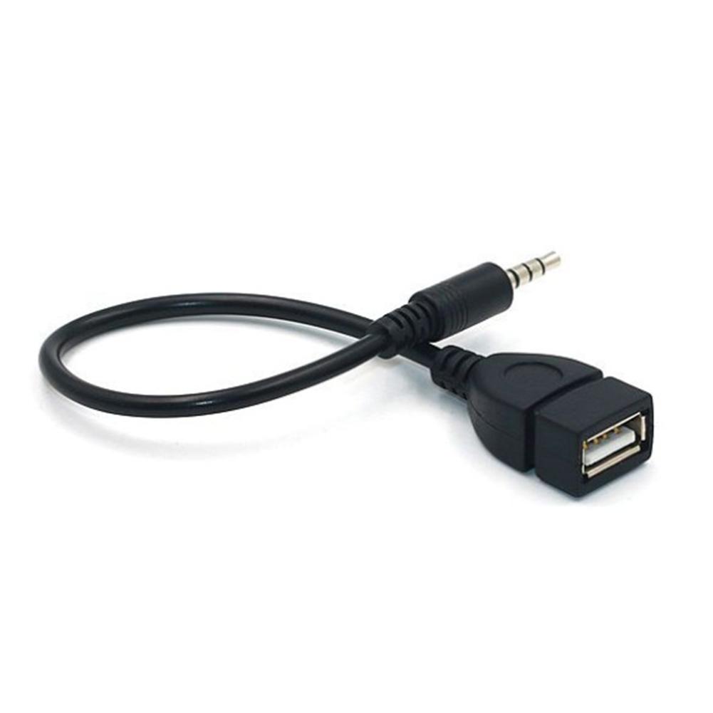 Audio Converter Kabel 3.5mm Male Naar USB Female Adapter voor Auto AUX