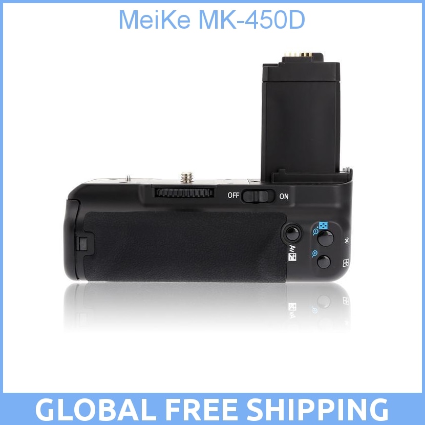 MeiKe MK-450D/BG-E5/BP-500D Battery Grip for Canon 450D/Rebel Xsi/Kiss X2 500D/Rebel T1i/Kiss X3 1000D/Rebel XS/Kiss F