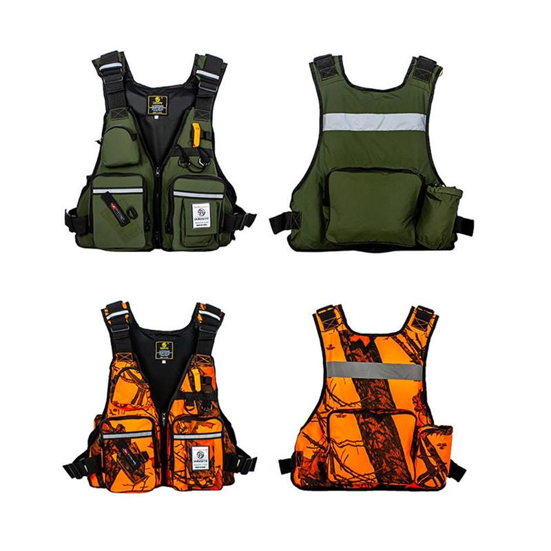 Volwassenen Reddingsvest Verstelbare Aid Vest Kajak Ski Drijfvermogen Vissersboot Watersport Wimming Varen Ski Jas Hulpgoederen