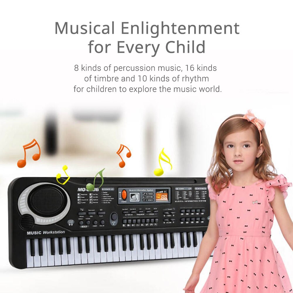 61 Toetsen Elektronische Orgel Usb Digitale Keyboard Piano Digitale Piano 31/37 Toetsen Elektrische Piano Voor Muziekinstrument Kids Speelgoed