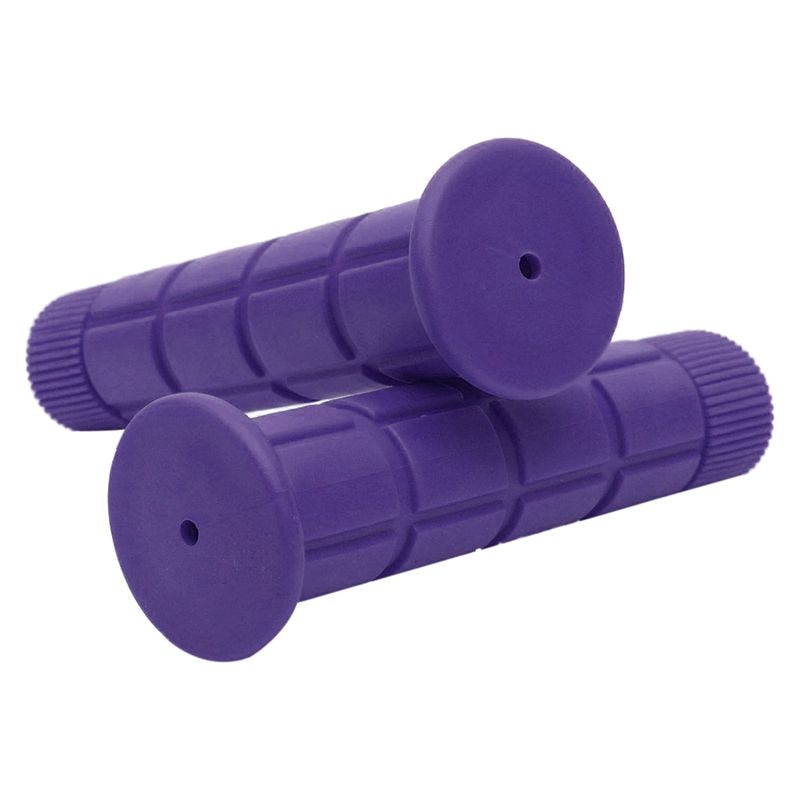 1 pair Bicycle Handle set Mushroom Grips BMX For Boys and Girls Bikes purple