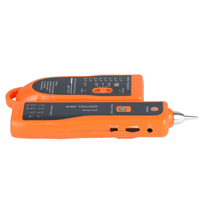 Utp stp kat 5 kat 6 rj45 lan netværkskabel tester linjefinder  rj11 telefonledningssporer sporing diagnose-tonesæt xq -350