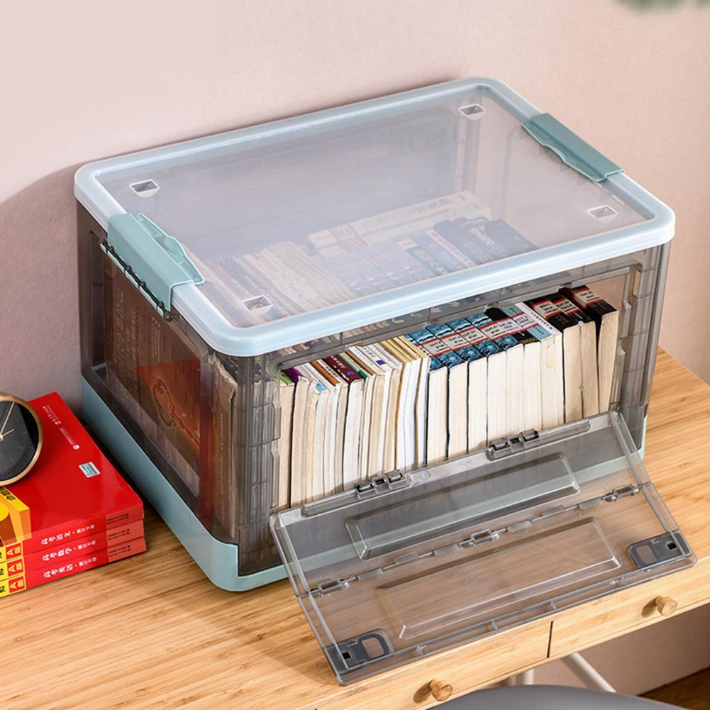 Storage Box Transparent Large Capacity Plastic Toy Clothes Organizer Bin for Home