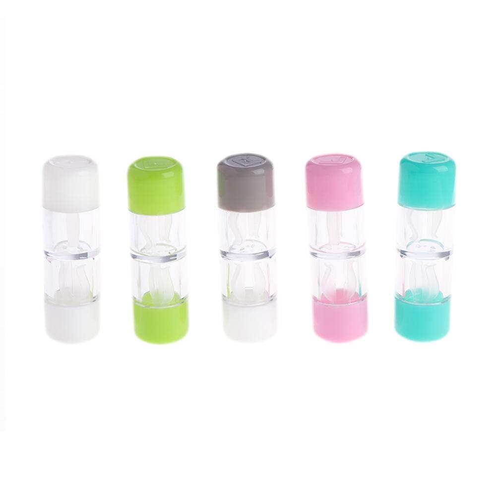 Cosmetic Contact Lens Container Holder RGP Hard Contact Lens Case Protective Box
